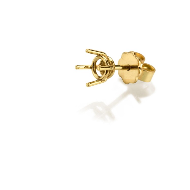 Pous. d'oreille chât. 4 grif. pierre Ø  3.5-4.2 mm