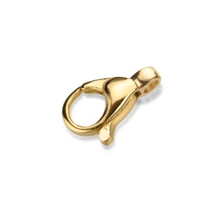 Karabiner bauchig, Öse quer, Länge 11.0 mm