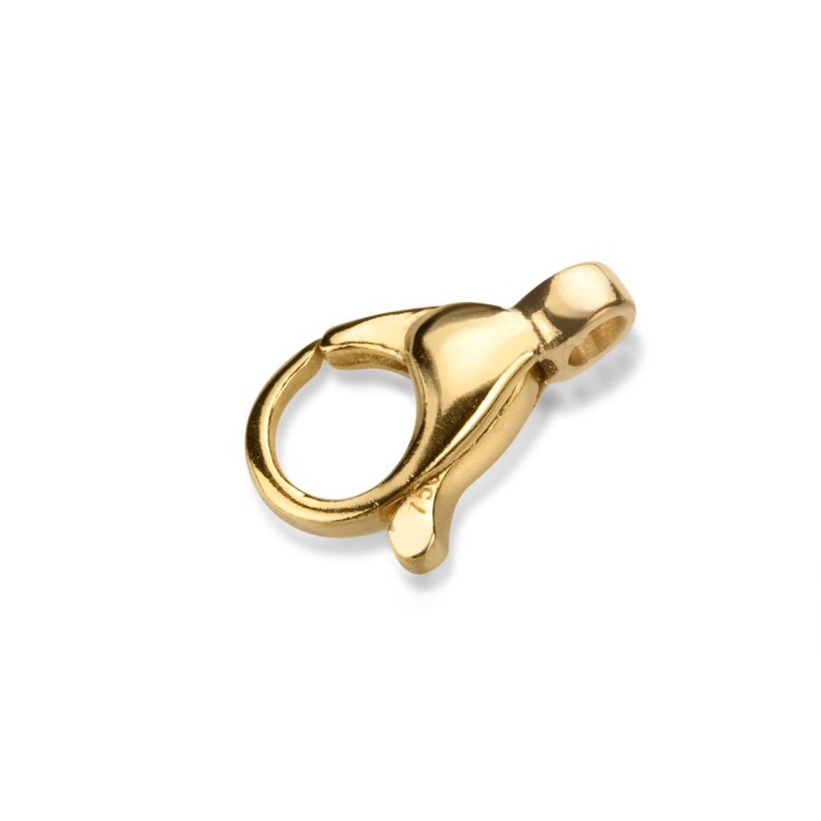 Karabiner bauchig, Öse quer, Länge 11.0 mm